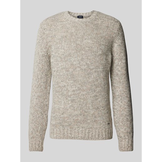 Sweter wełniany z aplikacją z logo model ‘Vadino’ ze sklepu Peek&Cloppenburg  w kategorii Swetry męskie - zdjęcie 174573085