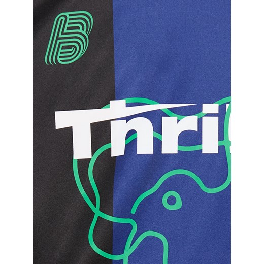 Cropp - Sportowy T-shirt z kołnierzykiem - wielobarwny Cropp S Cropp