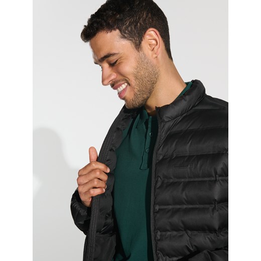 Sinsay - Kurtka pikowana - czarny Sinsay XXL Sinsay