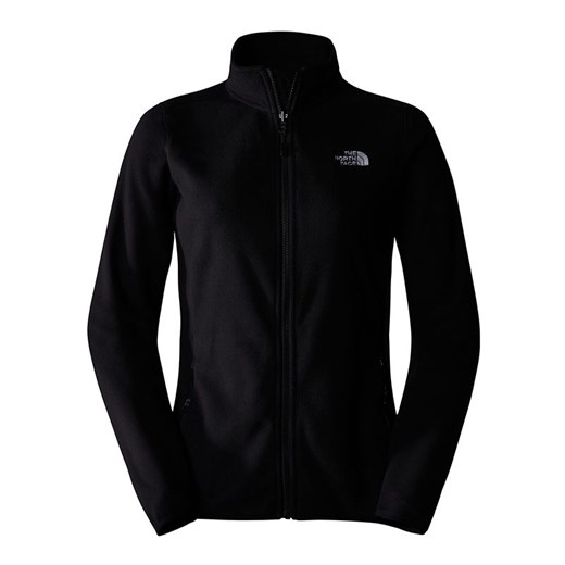 Bluza damska The North Face 100 Glacier Full-Zip Fleece 0A855O4H01 - czarna ze sklepu streetstyle24.pl w kategorii Bluzy damskie - zdjęcie 174578037