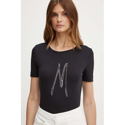 Marciano Guess t-shirt MILVA damski kolor czarny 4YGI28 6138A ze sklepu ANSWEAR.com w kategorii Bluzki damskie - zdjęcie 174579218