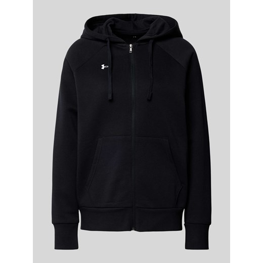 Bluza rozpinana z wyhaftowanym logo model ‘Rival’ ze sklepu Peek&Cloppenburg  w kategorii Bluzy damskie - zdjęcie 174579506