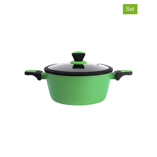 Benetton 2-częściowy zestaw w kolorze zielonym - Ø 24 cm ze sklepu Limango Polska w kategorii Garnki - zdjęcie 174580667