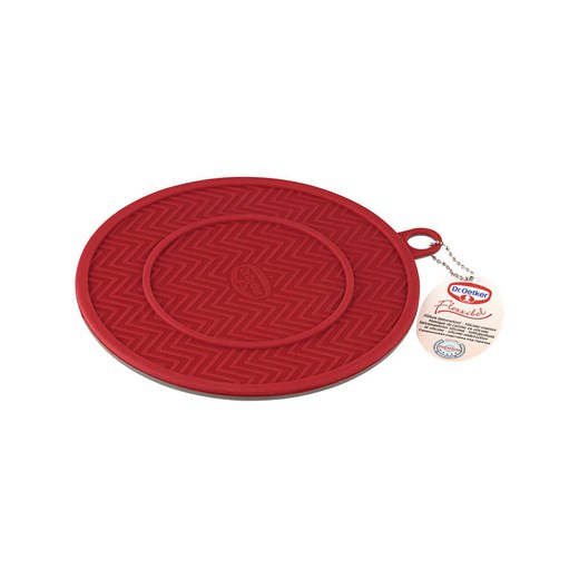 Dr. Oetker Silikonowa podkładka &quot;Flexxible&quot; w kolorze szaro-czerwonym Dr. Oetker onesize Limango Polska