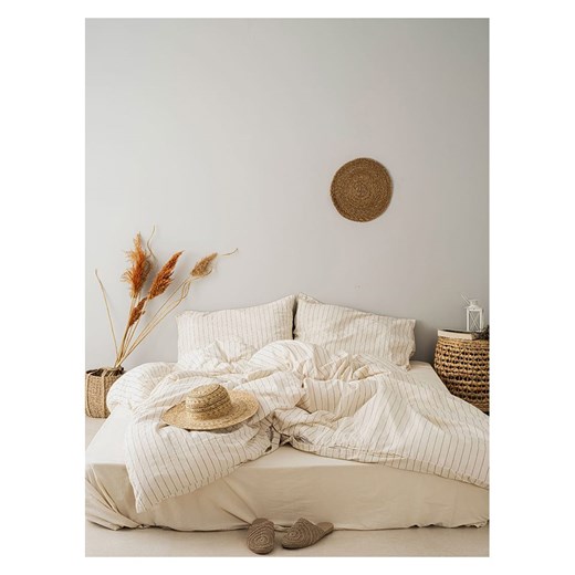 Colorful Cotton Komplet pościeli renforcé w kolorze kremowym Colorful Cotton 135x200 cm promocja Limango Polska