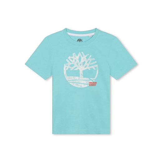 Timberland Koszulka w kolorze błękitnym ze sklepu Limango Polska w kategorii T-shirty chłopięce - zdjęcie 174582278
