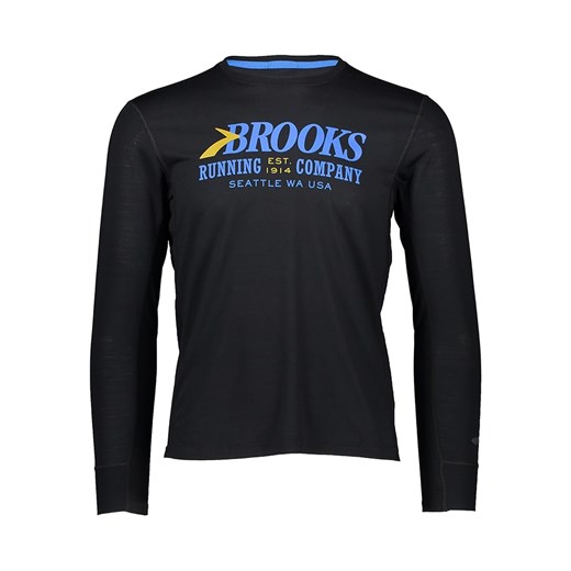 Brooks Koszulka sportowa &quot;Distance Graphic&quot; w kolorze granatowym ze sklepu Limango Polska w kategorii T-shirty męskie - zdjęcie 174582418
