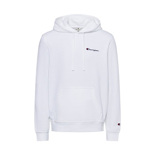 Champion Męski sweter z kapturem Mężczyźni Bawełna biały wzorzysty ze sklepu vangraaf w kategorii Bluzy męskie - zdjęcie 174582638