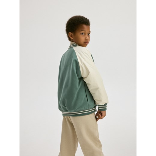 Reserved - Kurtka bomber oversize - zielony Reserved 140 (9 lat) Reserved