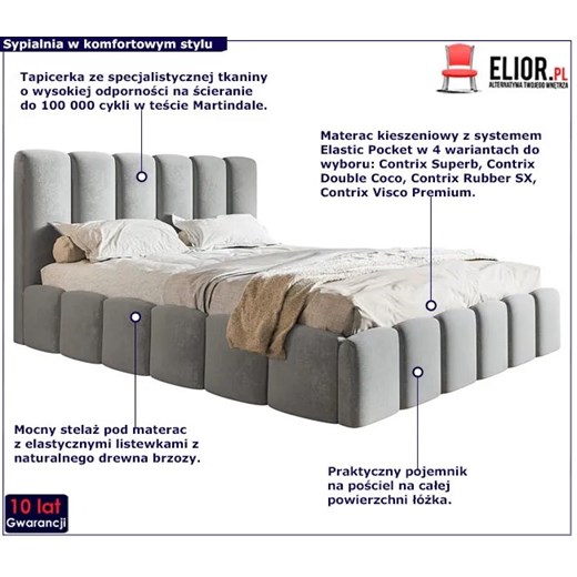 Łóżko/materac Elior