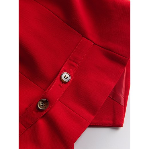 Reserved - Kamizelka z dodatkiem wiskozy - czerwony Reserved XL Reserved