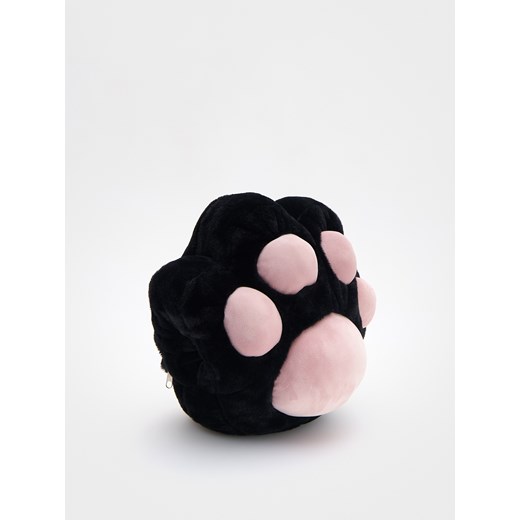Reserved - Poduszka w kształcie łapki z kocykiem - ciemnoszary Reserved ONE SIZE Reserved