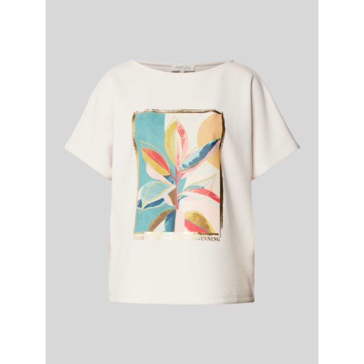 T-shirt z okrągłym dekoltem ze sklepu Peek&Cloppenburg  w kategorii Bluzki damskie - zdjęcie 174594246