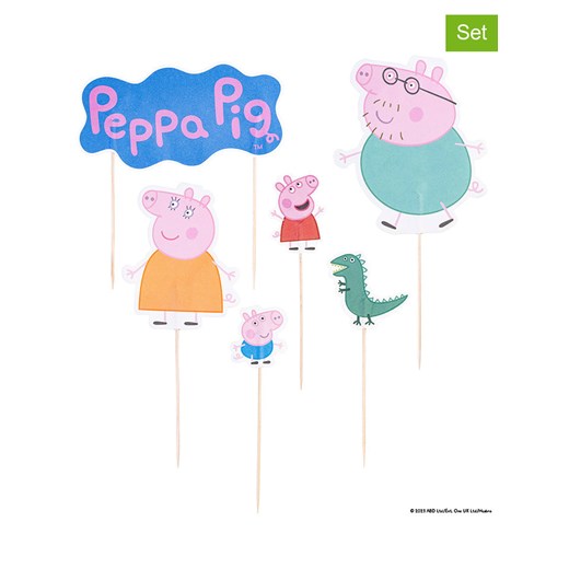 Dr. Oetker Nakładki (24 szt.) &quot;Peppa &amp; Family&quot; w różnych kolorach na tort ze sklepu Limango Polska w kategorii Akcesoria do pieczenia - zdjęcie 174594525