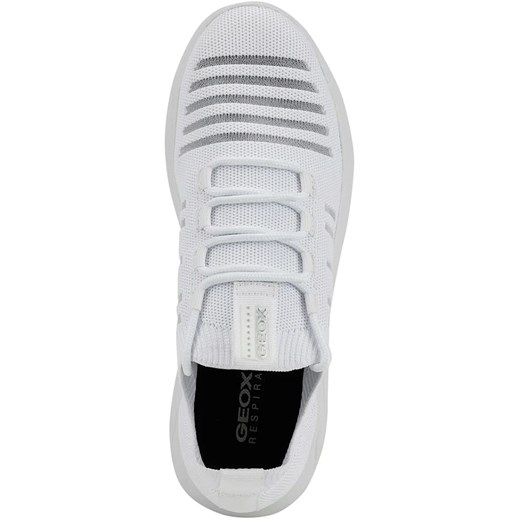 Buty sportowe damskie Geox sneakersy tkaninowe na płaskiej podeszwie