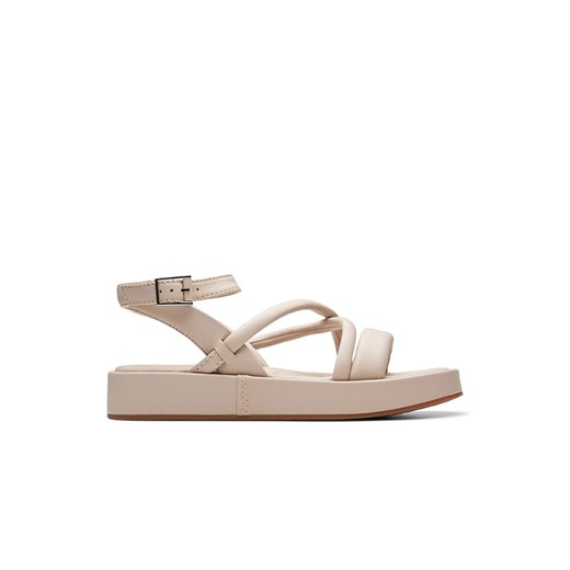 Clarks Skórzane sandały &quot;Alda Cross&quot; w kolorze jasnoróżowym ze sklepu Limango Polska w kategorii Sandały damskie - zdjęcie 174595929