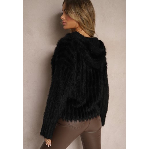 Sweter damski czarny Renee w serek