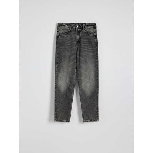 Reserved - Jeansy mom fit - szary Reserved 38 Reserved