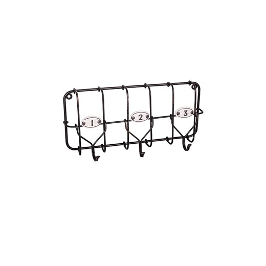 Anticline Wieszak ścienny w kolorze czarnym - 36 x 16 x 8,5 cm ze sklepu Limango Polska w kategorii Szafy - zdjęcie 174603767