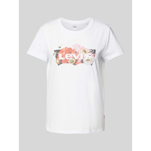 T-shirt z okrągłym dekoltem ze sklepu Peek&Cloppenburg  w kategorii Bluzki damskie - zdjęcie 174605086