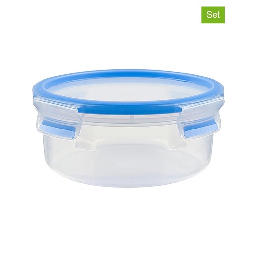 Emsa Pojemnik &quot;Clip &amp; Close&quot; w kolorze niebieskim na żywność - 850 ml ze sklepu Limango Polska w kategorii Pojemniki kuchenne - zdjęcie 174607857