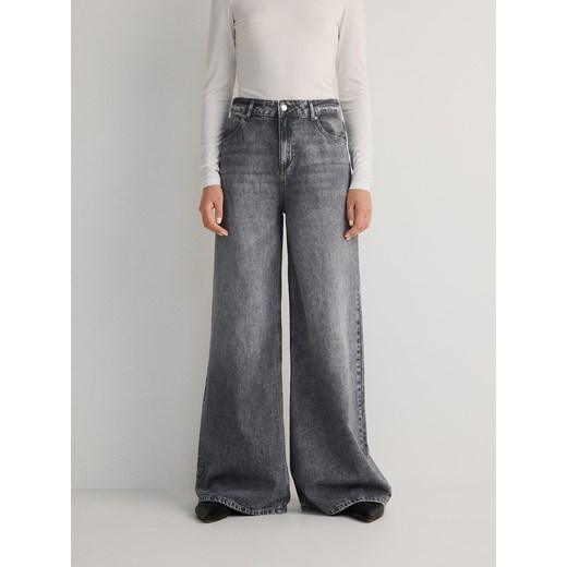 Jeansy damskie Reserved lniane