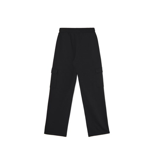 Cropp - Czarne spodnie dresowe - czarny Cropp L Cropp