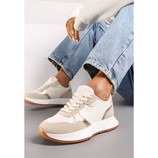 Buty sportowe damskie Born2be sneakersy bez zapięcia