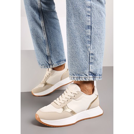 Buty sportowe damskie Born2be sneakersy bez zapięcia
