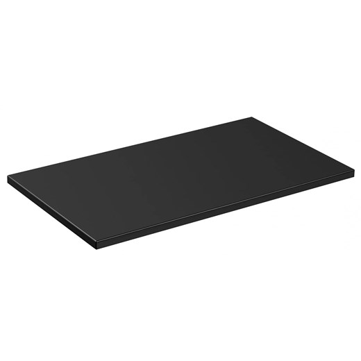 Czarny prostokątny blat łazienkowy 80 cm K5-B89 ze sklepu Edinos.pl w kategorii Szafki i regały łazienkowe - zdjęcie 174614479