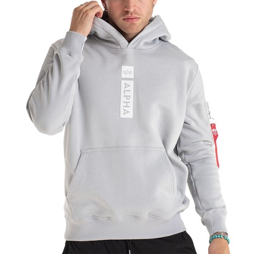 Bluza Alpha Industries PP 146338666 - szara ze sklepu streetstyle24.pl w kategorii Bluzy męskie - zdjęcie 174614898