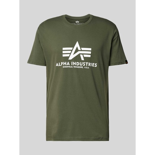 T-shirt z nadrukiem z logo ze sklepu Peek&Cloppenburg  w kategorii T-shirty męskie - zdjęcie 174614998