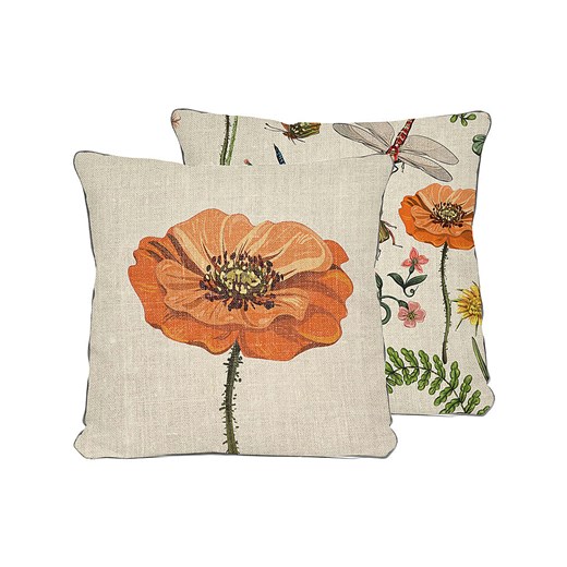 Madre Selva Poszewka w kolorze beżowym ze wzorem na poduszkę - 45 x 45 cm ze sklepu Limango Polska w kategorii Poszewki na poduszki - zdjęcie 174615366