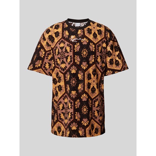 T-shirt o kroju oversized z wyhaftowanym logo ze sklepu Peek&Cloppenburg  w kategorii T-shirty męskie - zdjęcie 174620987
