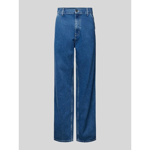 Jeansy z prostą nogawką i wpuszczanymi kieszeniami model ‘SIMPLE PANT’ ze sklepu Peek&Cloppenburg  w kategorii Jeansy męskie - zdjęcie 174621139