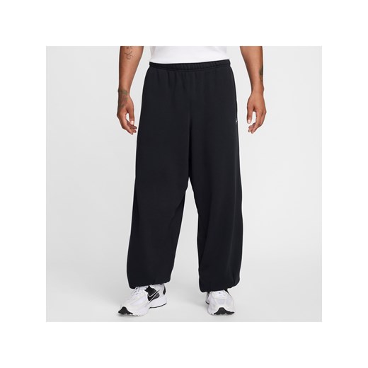 Męskie spodnie z dzianiny dresowej o kroju oversize Nike Club Fleece - Czerń Nike XL Nike poland