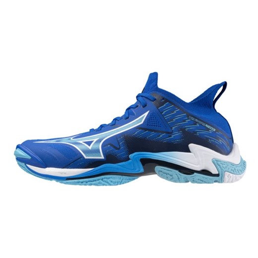 Buty Mizuno Wave Lightning Neo 3 V1GA240201 niebieskie ze sklepu ButyModne.pl w kategorii Buty sportowe męskie - zdjęcie 174622056