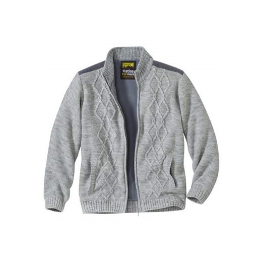 Trykotowa bluza podszyta polarem ze sklepu Atlas For Men w kategorii Bluzy męskie - zdjęcie 174622977