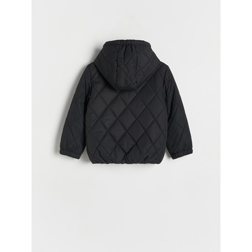 Reserved - Pikowana kurtka z kapturem - czarny - id: 942AV-99X - marki Reserved - 174624597 Reserved - Pikowana kurtka z kapturem - czarny ze sklepu Reserved w kategorii Kurtki dziewczęce - zdjęcie 174624597
