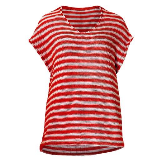 fimfi Koszulka w kolorze czerwono-białym ze sklepu Limango Polska w kategorii Bluzki damskie - zdjęcie 174625209