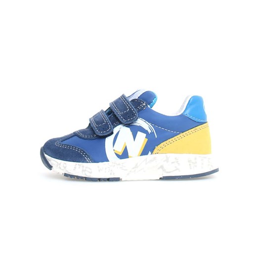 Naturino Skórzane sneakersy "Jesko 2" w kolorze niebiesko-żółtym Naturino 31 wyprzedaż Limango Polska