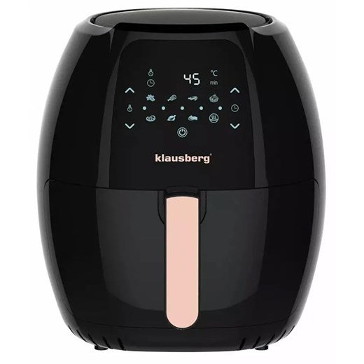 Czarna frytownica beztłuszczowa z 7 programami gotowania C4-G52 ze sklepu Edinos.pl w kategorii Dom - zdjęcie 174630786