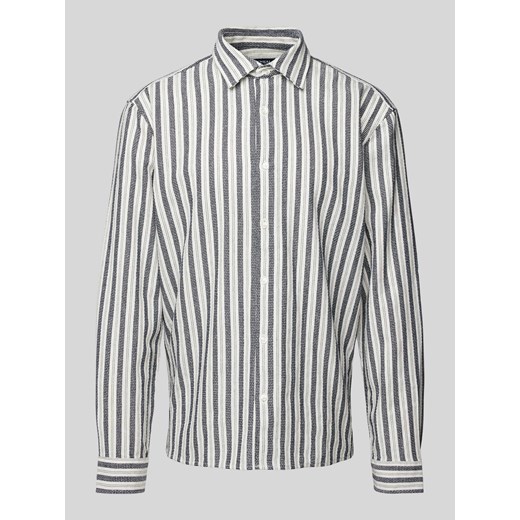 Koszula casualowa regular fit z kołnierzykiem typu kent ze sklepu Peek&Cloppenburg  w kategorii Koszule męskie - zdjęcie 174631077