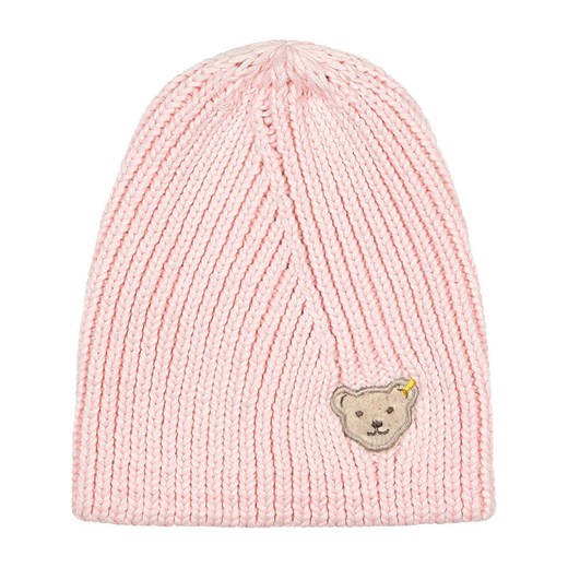 Steiff Czapka beanie w kolorze jasnoróżowym ze sklepu Limango Polska w kategorii Czapki dziecięce - zdjęcie 174634085