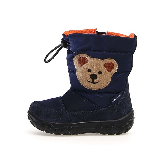 Naturino Botki zimowe &quot;Poznurr Bear&quot; w kolorze granatowym ze sklepu Limango Polska w kategorii Buty zimowe dziecięce - zdjęcie 174634138