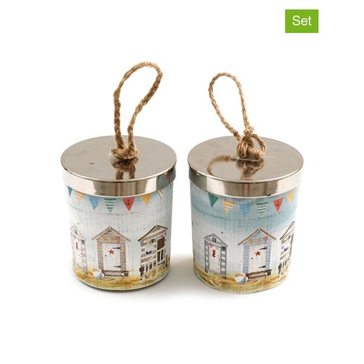 SiL Interiors Świece zapachowe (2 szt.) - wys. 9,5 x Ø 8 cm ze sklepu Limango Polska w kategorii Świece i dyfuzory - zdjęcie 174637285
