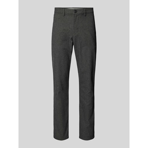 Chinosy o kroju slim fit ze szlufkami na pasek model ‘MILES’ ze sklepu Peek&Cloppenburg  w kategorii Spodnie męskie - zdjęcie 174638356