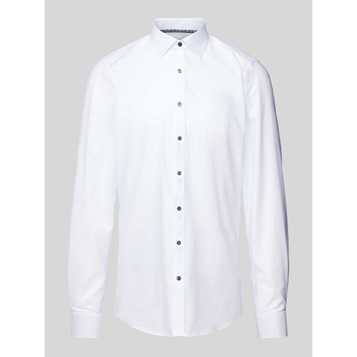 Koszula biznesowa o kroju slim fit z delikatnej bawełny z bardzo długim rękawem model ‘NEW YORK’ ze sklepu Peek&Cloppenburg  w kategorii Koszule męskie - zdjęcie 174638379