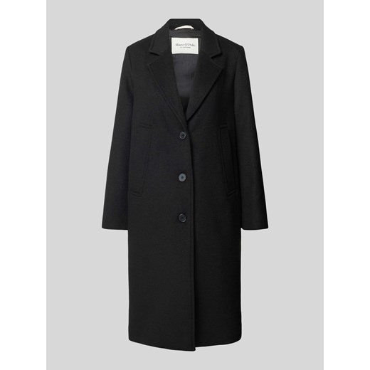 Płaszcz o kroju straight fit z mieszanki wełny z kieszeniami z wypustką ze sklepu Peek&Cloppenburg  w kategorii Płaszcze damskie - zdjęcie 174638418