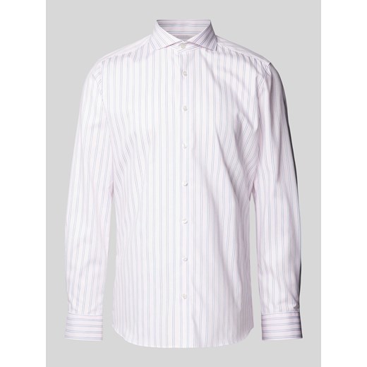 Koszula biznesowa o kroju slim fit z kołnierzykiem typu kent model ‘HAI’ ze sklepu Peek&Cloppenburg  w kategorii Koszule męskie - zdjęcie 174638437